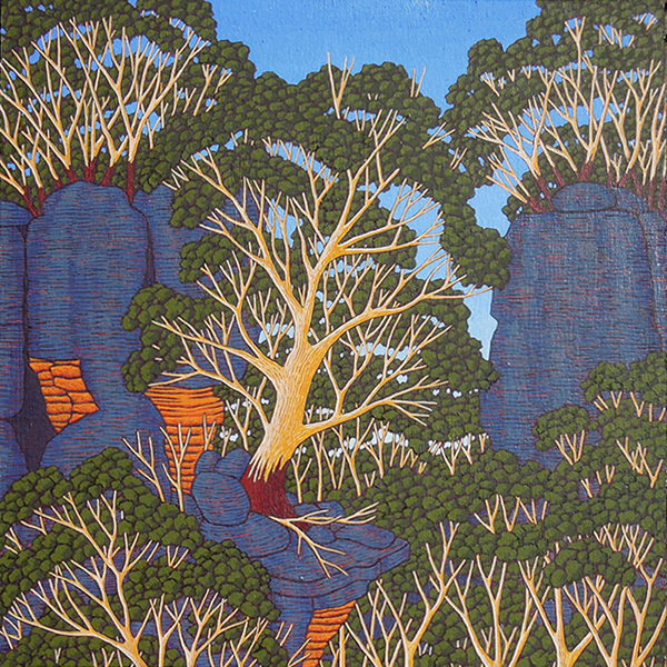 Graham Hallett painting Easter Light landscape